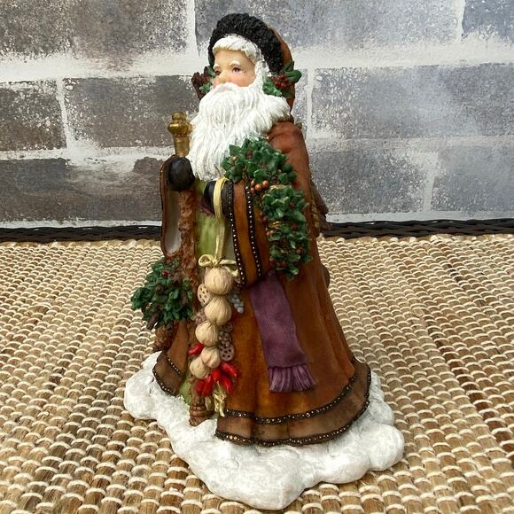 1997 Santa's Bounty 9531 Figurine Signed Peggy Abrams Making Seasons Bright - Picture 5 of 14